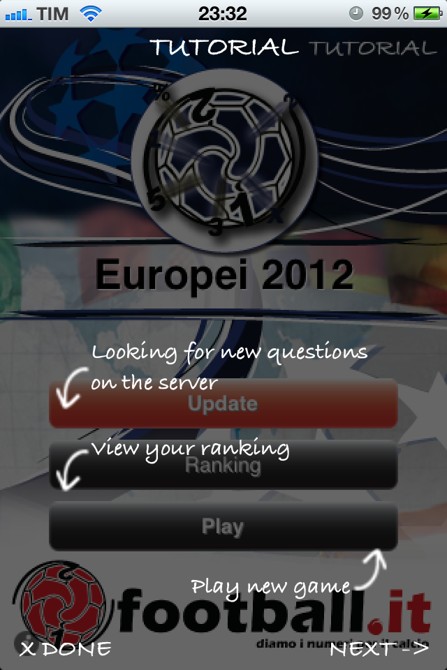 Screenshot iFootball Europei lite Screenshot iFootball Europei lite
